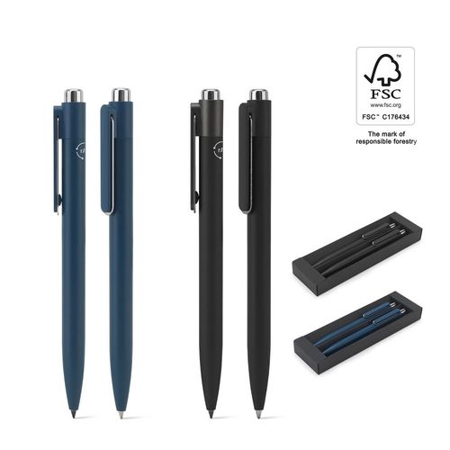 KYLIE SET. Set consisting of a ballpoint and a inkless pen, both made of aluminium (94% recycled) KYLIE SET. Set consisting of a ballpoint and a inkless pen, both made of aluminium (94% recycled)