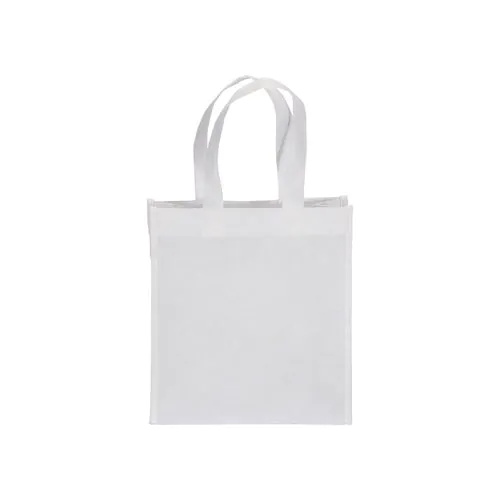 80 g / m2 R-pet mini shopping bag with short handles and gusset 80 g / m2 R-pet mini shopping bag with short handles and gusset