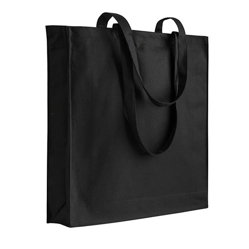 Zwarte Stockbridge Tas – Katoen 220 g/m²