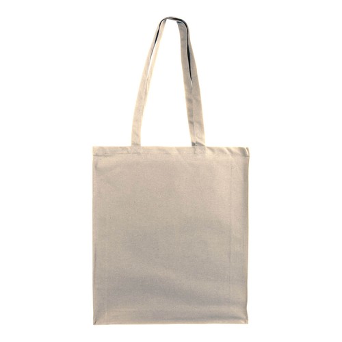 250 g/m2 cotton shopping bag, long handles and gusset, zip closure 250 g/m2 cotton shopping bag, long handles and gusset, zip closure
