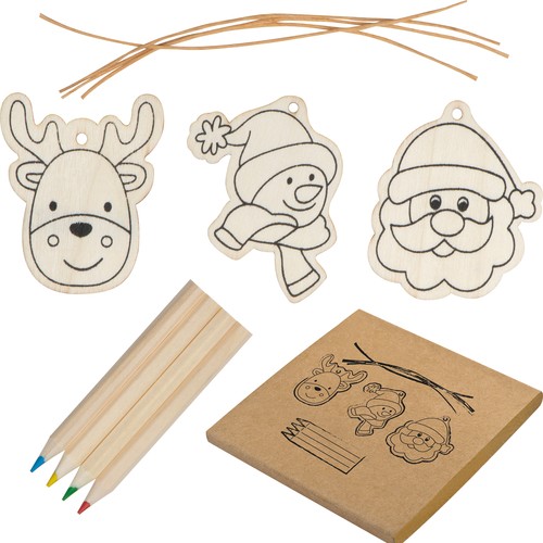 Christmas tree tag painting set Christmas tree tag painting set