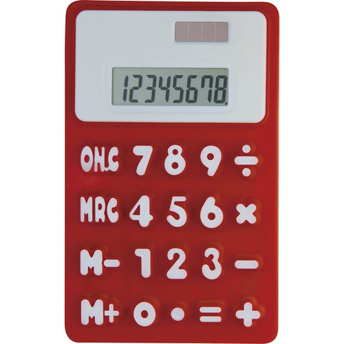 8 DIGIT RUBBER AND PLASTIC CALCULATOR 8 DIGIT RUBBER AND PLASTIC CALCULATOR