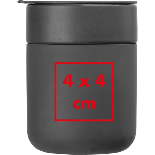 Tazza da bere in ceramica con manica in silicone, 340 ml ALBERT