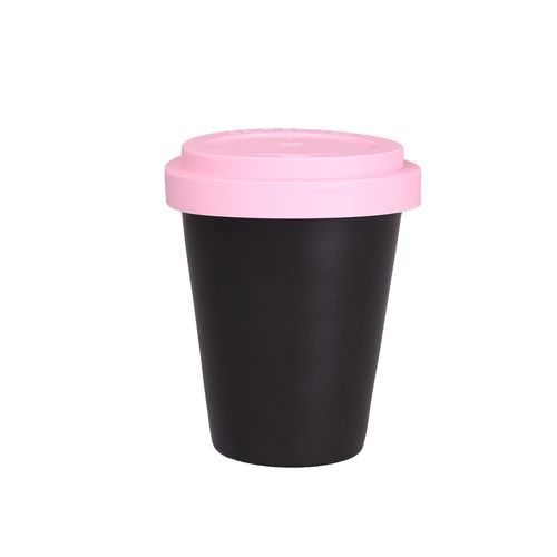 Mug Freedom Small Classic 200ml satin black/pink Mug Freedom Small Classic 200ml satin black/pink