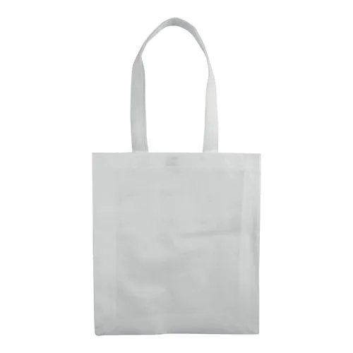 Bolsa de tejido sin tejer con asas largas.