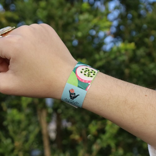 Customizable 25mm Tyvek Identification Wristband Customizable 25mm Tyvek Identification Wristband