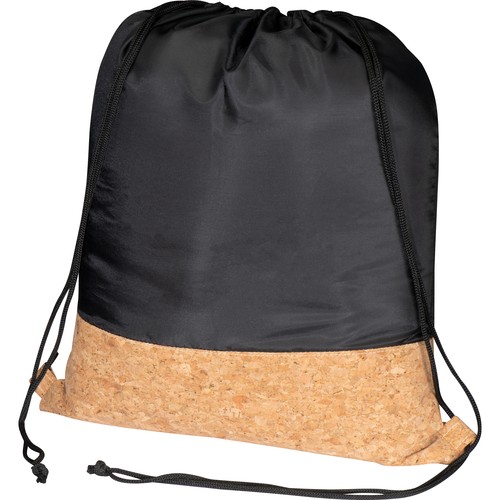 Borsa con coulisse e fondo in sughero DOMINIKA