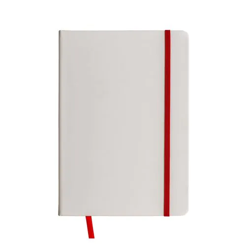 Bloc note avec élastique et feuille de papier à ligne Bloc note avec élastique et feuille de papier à ligne