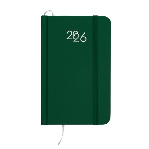 Agenda de poche hebdomadaire 2026, couverture rigide en carton laminé Agenda de poche hebdomadaire 2026, couverture rigide en carton laminé