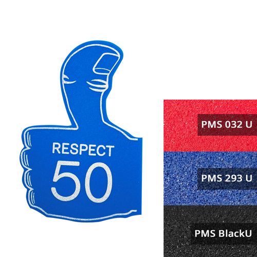 mano gonfiabile per tifo