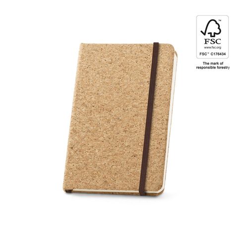 HAWKINS. Carnet de poche en liège avec pages unies, en matériau certifié FSC™ et autres matériaux contrôlés HAWKINS. Carnet de poche en liège avec pages unies, en matériau certifié FSC™ et autres matériaux contrôlés
