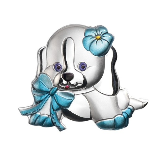 BLAZON DOG LIGHT BLUE SMALL - mm 40x33