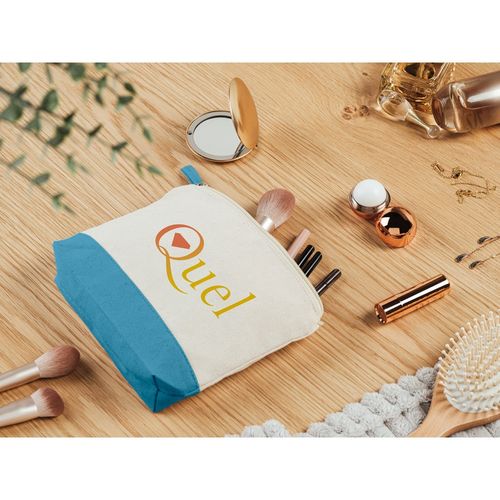 DAPHNE. 100% cotton cosmetic bag (340 g/m²) two-tone DAPHNE. 100% cotton cosmetic bag (340 g/m²) two-tone