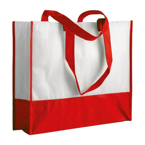 80 g/m2 non-woven fabric shopping bag with gusset and long handles 80 g/m2 non-woven fabric shopping bag with gusset and long handles