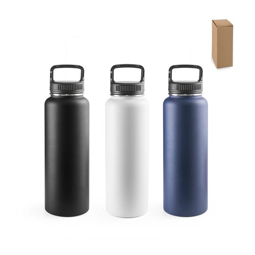 SINNER. 90% gerecyclede roestvrijstalen fles met een grote capaciteit tot 1200 mL SINNER. 90% gerecyclede roestvrijstalen fles met een grote capaciteit tot 1200 mL