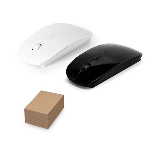 BLACKWELL. Battery-operated wireless mouse in recycled ABS (100% rABS) BLACKWELL. Battery-operated wireless mouse in recycled ABS (100% rABS)