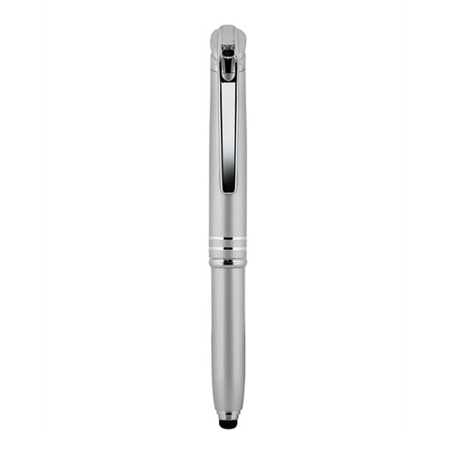 PENNA A SFERA TOUCH SCREEN E LUCE IN ALLUMINIO E METALLO