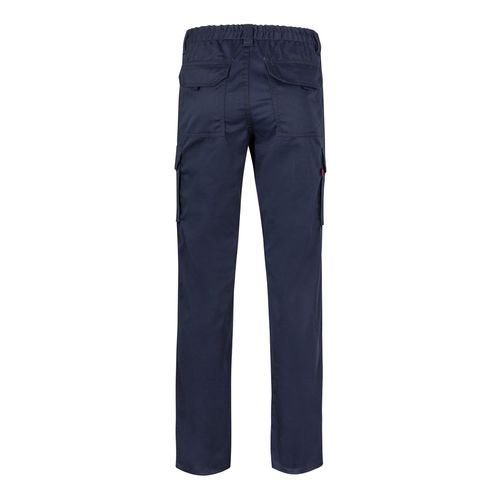 VL PAN. Multi-pocket stretch trousers (290g/m²), in cotton (46%), EME (38%) and polyester (16%)