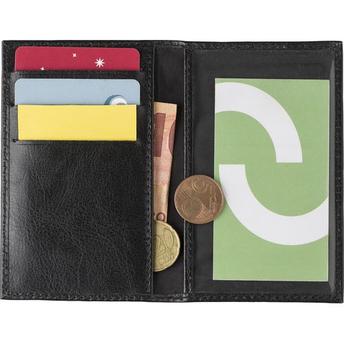 Porte-feuille et porte-cartes RFID en cuir Lee