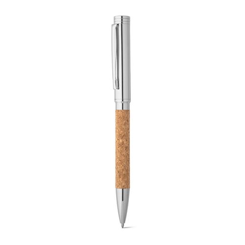 CORKO. Kurk en metalen balpen met draaimechanisme