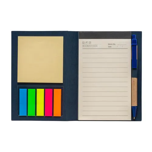 Karton-Notizblock mit Gummiband, 70 Seiten und Stift Karton-Notizblock mit Gummiband, 70 Seiten und Stift