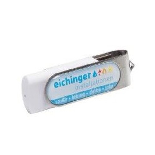 Clé USB C05 Doming USB 2.0 Flash Disk 8 Go Blanc