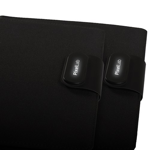 CONFERENCIER PORTE BLOC EN RPET AVEC LUMIERE