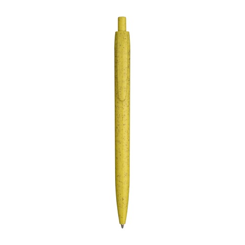 Click pen made of wheat straw (50%) and PP (50%) Click pen made of wheat straw (50%) and PP (50%)