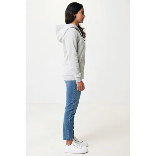 Felpa con cappuccio IQONIQ Abisko in cotone riciclato e zip