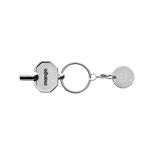 RCS recycled zinc alloy radiator key keychain with coin RCS recycled zinc alloy radiator key keychain with coin