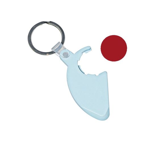 KEY-RING TOKEN HOLDER WITH SCRATCHCARD SCRAPER