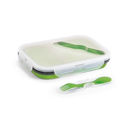 DILL. Lunchdoos. Intrekbare hermetische doos in siliconen en PP (480 en 760 mL) DILL. Lunchdoos. Intrekbare hermetische doos in siliconen en PP (480 en 760 mL)