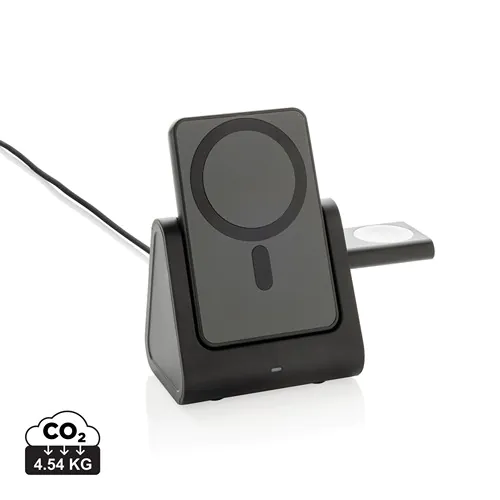 Chargeur 3 en 1 avec powerbank en plastique RCS Powerbase Chargeur 3 en 1 avec powerbank en plastique RCS Powerbase
