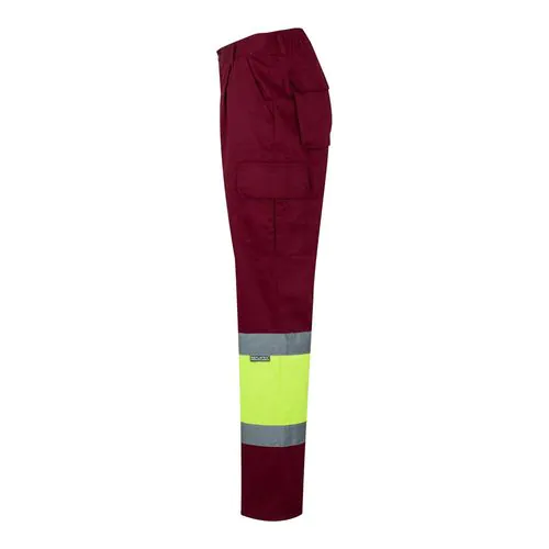 VL POSEIDON LARGE. Two-tone multi-pocket twill trousers (210g/m²), in cotton (20%) and polyester (80%)