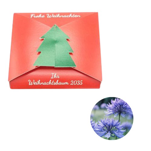 Closure – Fir Tree Seed Card - Cornflower Closure – Fir Tree Seed Card - Cornflower