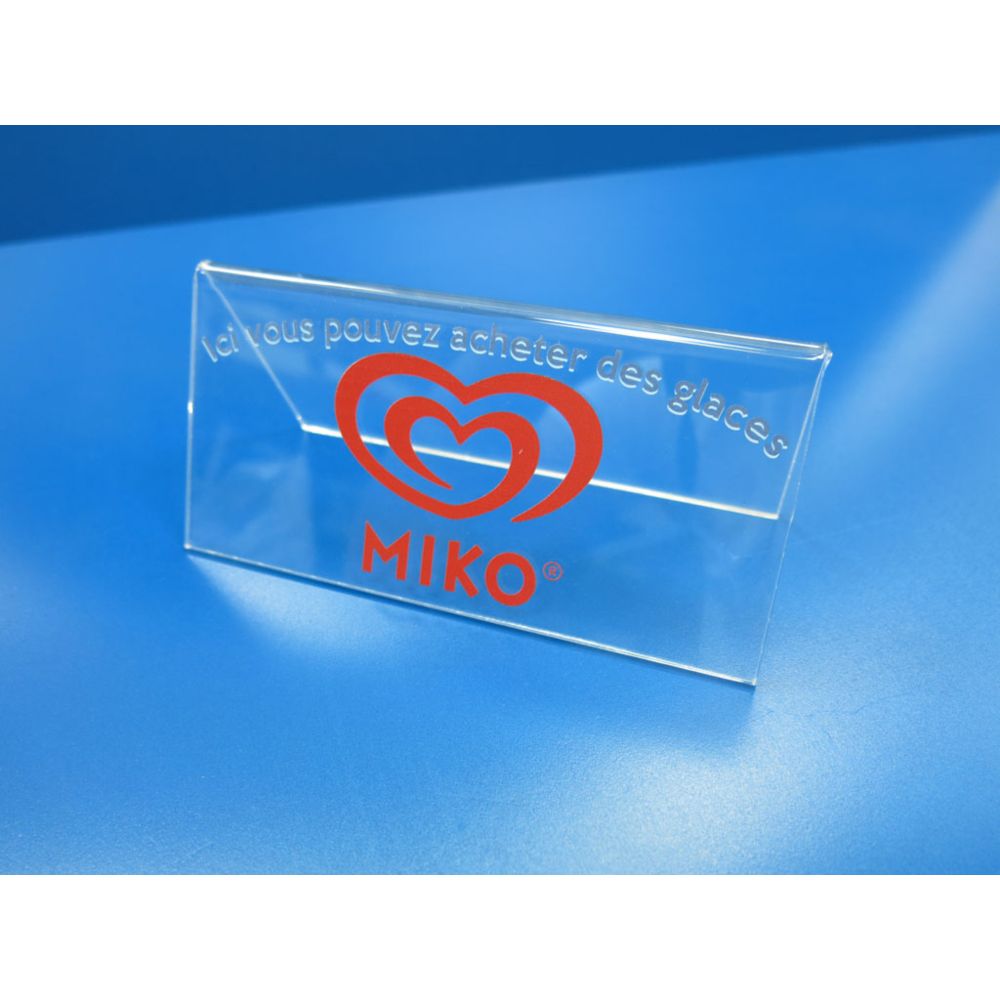 Info stand A 150 x 70 mm