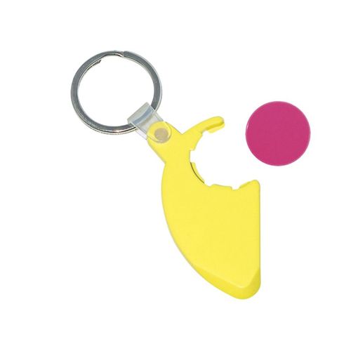 KEY-RING TOKEN HOLDER WITH SCRATCHCARD SCRAPER KEY-RING TOKEN HOLDER WITH SCRATCHCARD SCRAPER