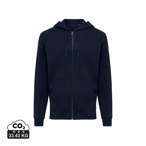 IQONIQ Abisko gerecycled katoen hoodie met rits