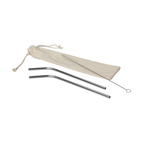 Ensemble de paille "Steel"