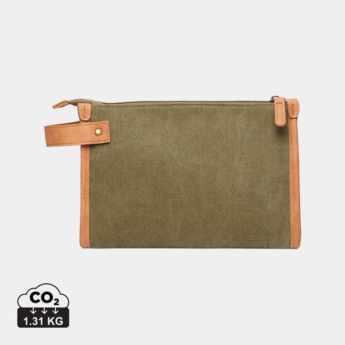 VINGA Bosler GRS recycled canvas toiletry bag VINGA Bosler GRS recycled canvas toiletry bag