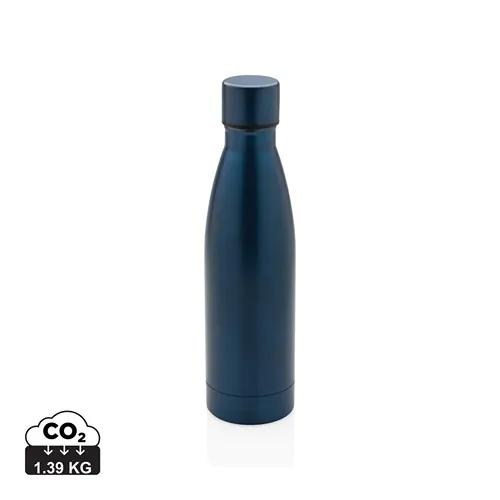 Bouteille iso couleur pleine en acier inoxydable recyclé RCS Bouteille iso couleur pleine en acier inoxydable recyclé RCS
