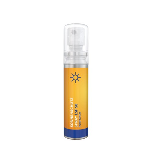 Sun Protction Spray SPF 50, 20 ml, Body Label