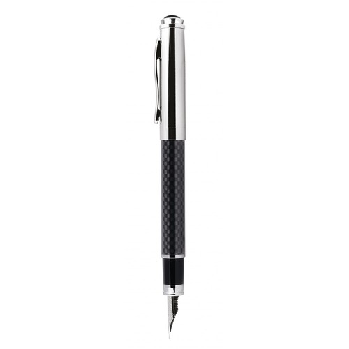FOUNTAIN PEN CHROMED IN CARBON FIBER FOUNTAIN PEN CHROMED IN CARBON FIBER