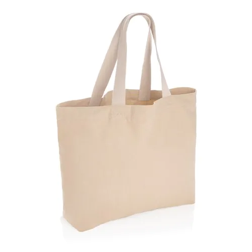 Impact Aware™ recycled canvas XL draagtas 240gsm ongeverfd