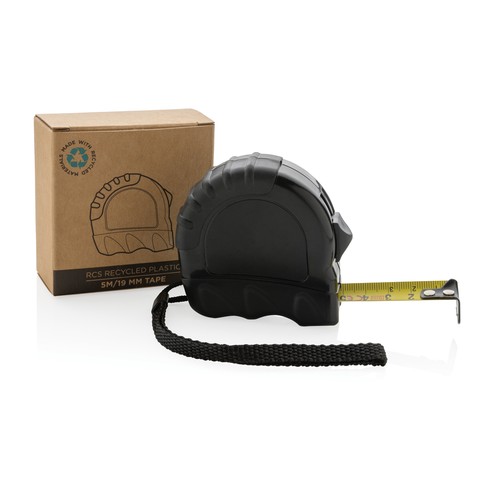 Mètre ruban 5M/19 mm en plastique recyclé RCS Mètre ruban 5M/19 mm en plastique recyclé RCS