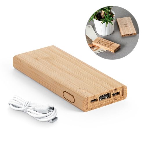 KOHN. Power bank 5.000 mAh z bambusa KOHN. Power bank 5.000 mAh z bambusa