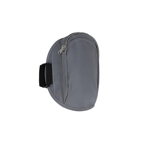 Reflective valuables sports armband with pouch