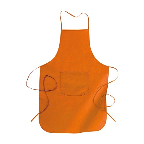Grembiule lungo in TNT (80g/m2), con tasca frontale 60x90 cm
