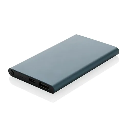Powerbank plástico/aluminio RCS reciclado de 4000 mah tipo C Powerbank plástico/aluminio RCS reciclado de 4000 mah tipo C