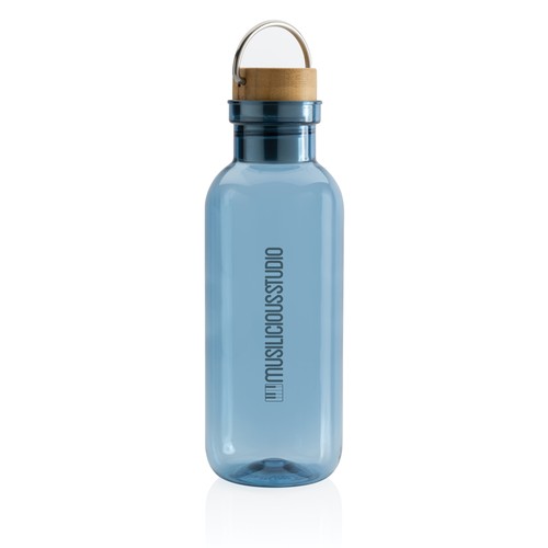 Bouteille 680ml en rPET RCS, couvercle en bambou Bouteille 680ml en rPET RCS, couvercle en bambou